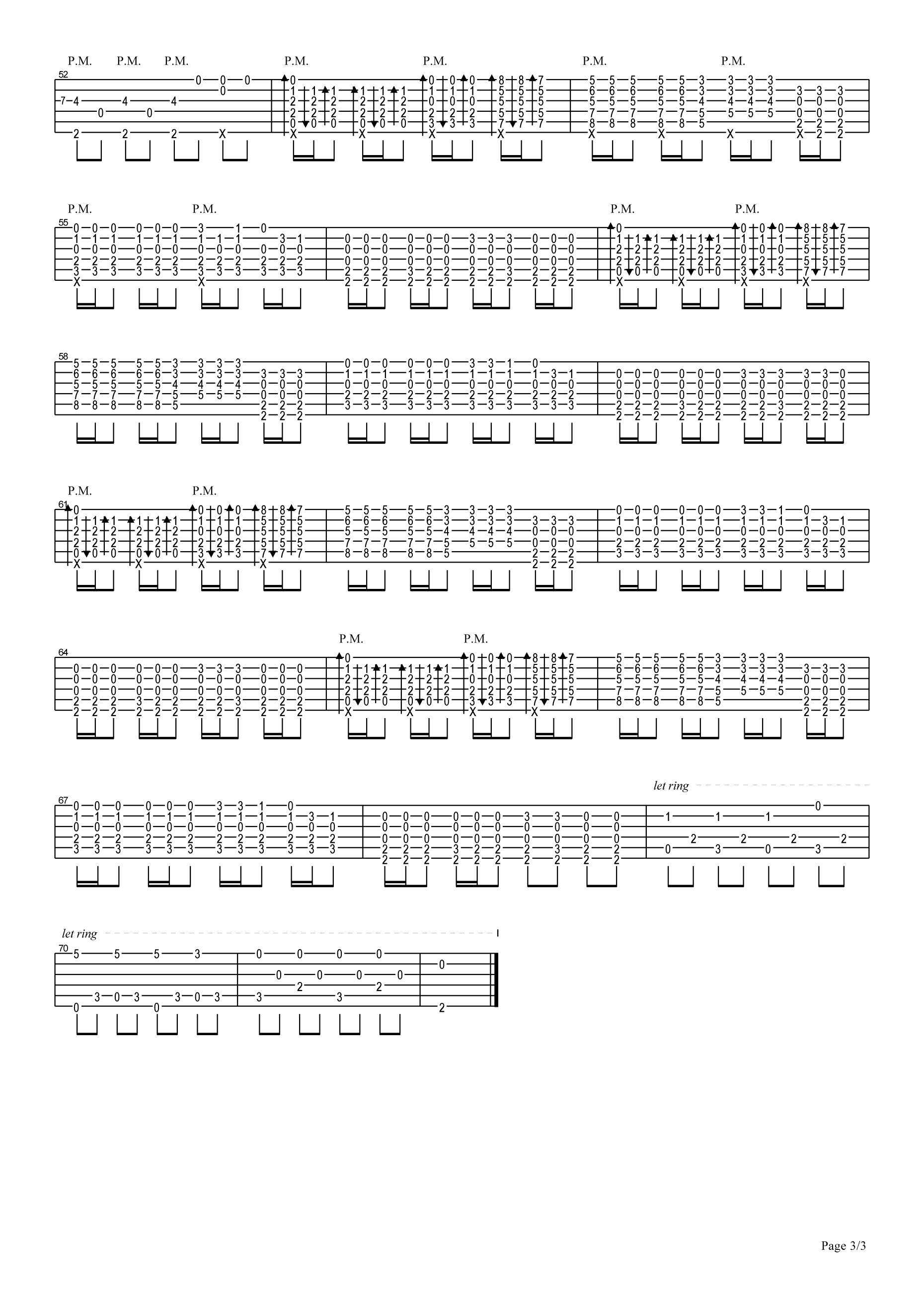 faded指弹吉他谱第(3)页