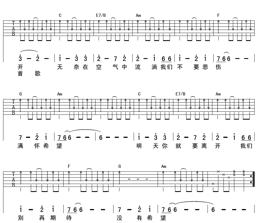 完美冬天吉他谱第(2)页