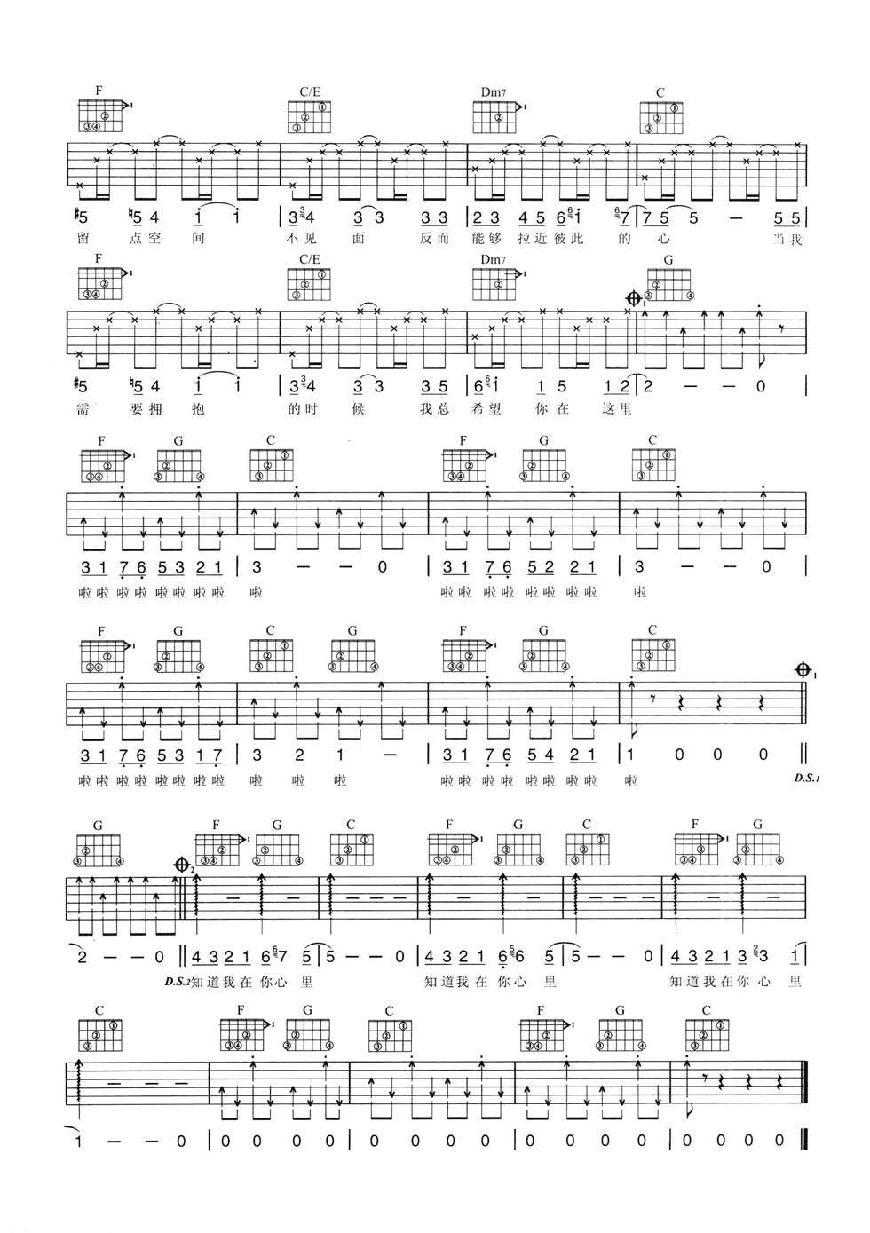 HoneyHoney吉他谱第(2)页