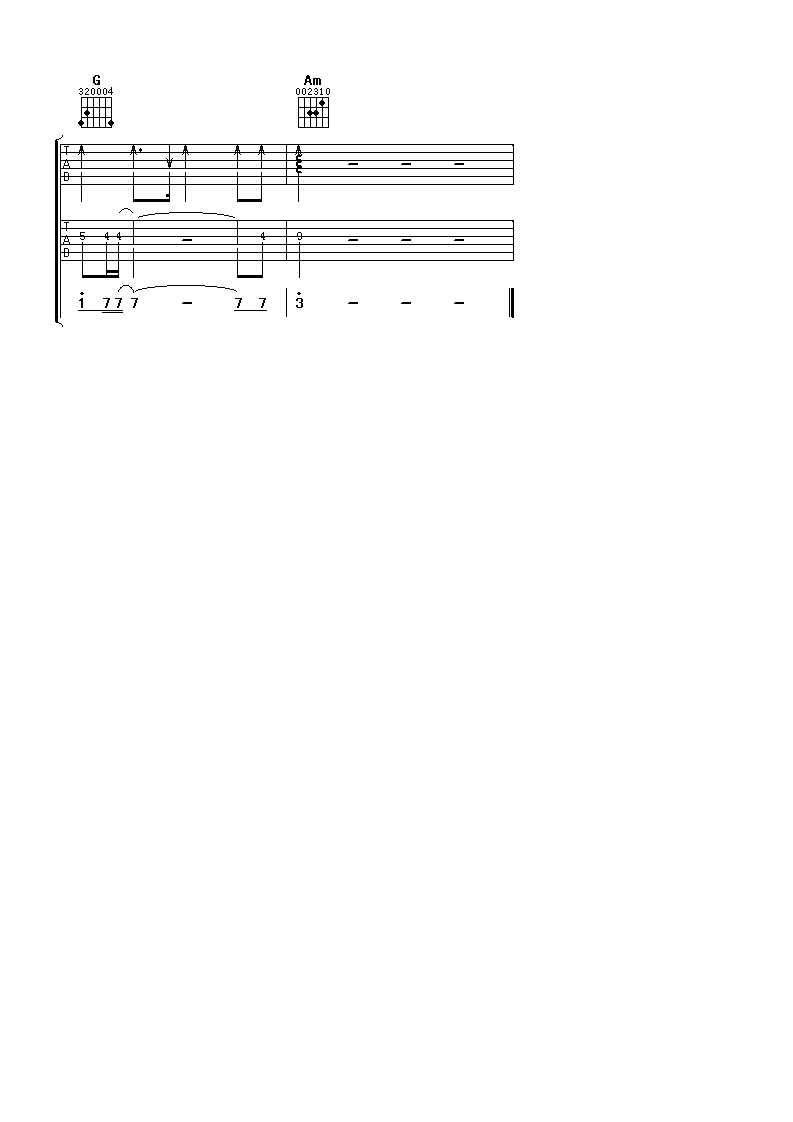 因为爱所以爱高清版吉他谱第(5)页