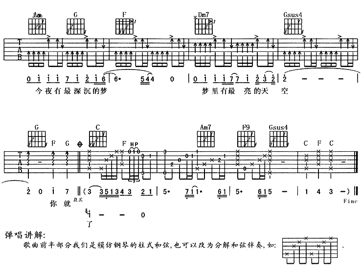 你就像个小孩吉他谱第(3)页