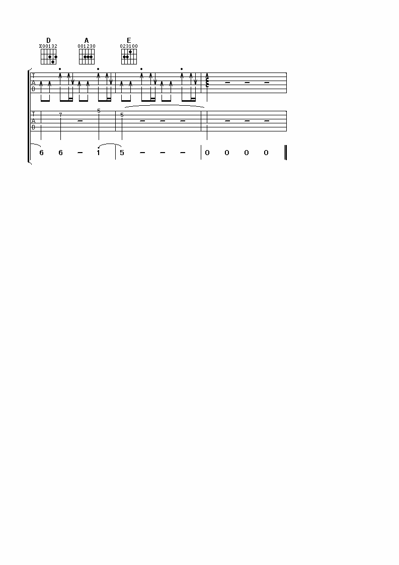 月亮惹的祸吉他谱第(5)页