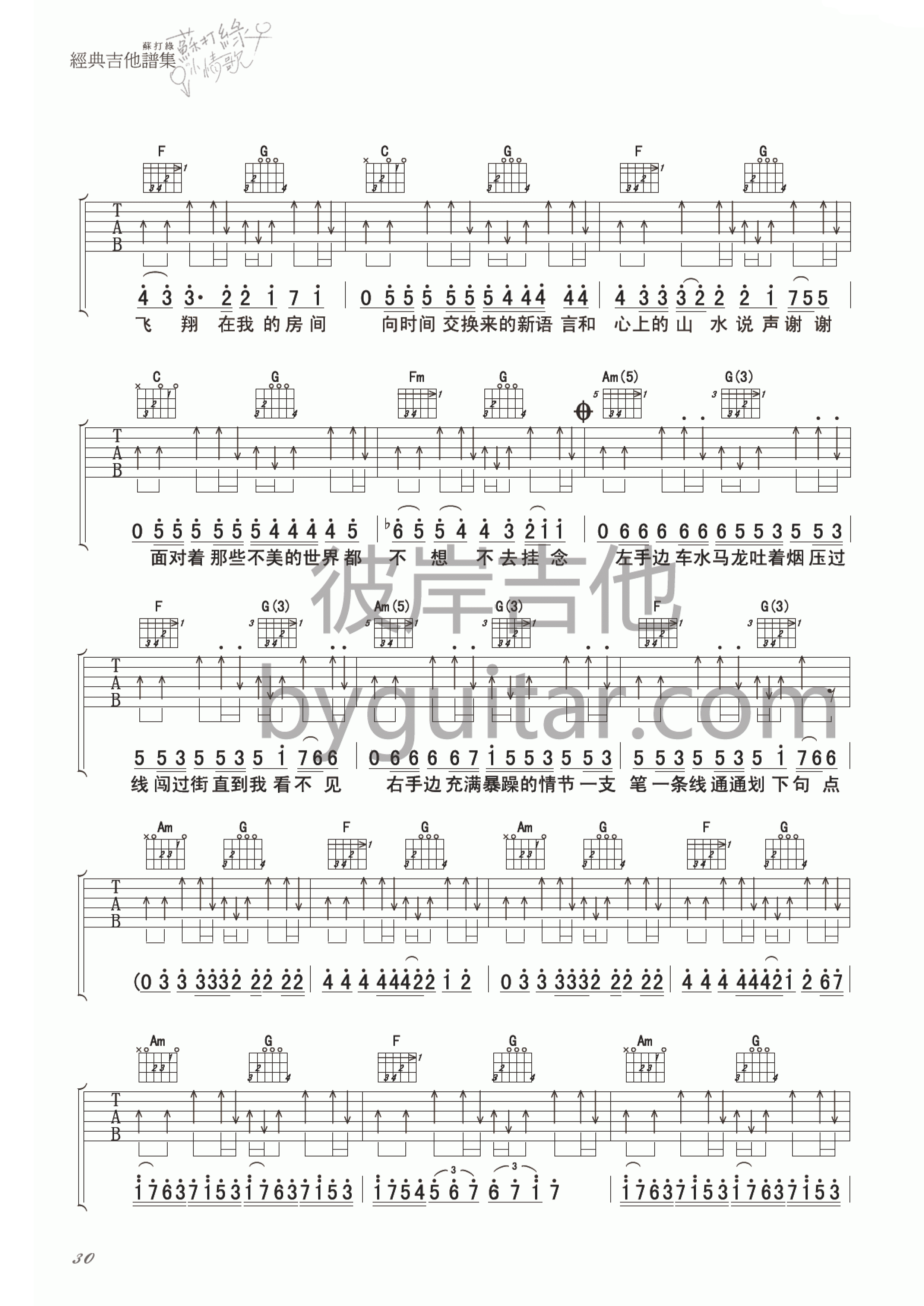 小宇宙吉他谱第(3)页