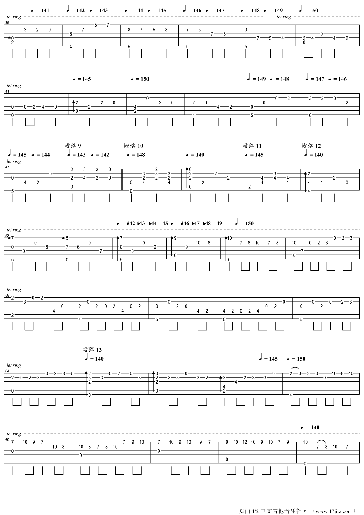 PerOlovKindgren指弹吉他谱第(2)页