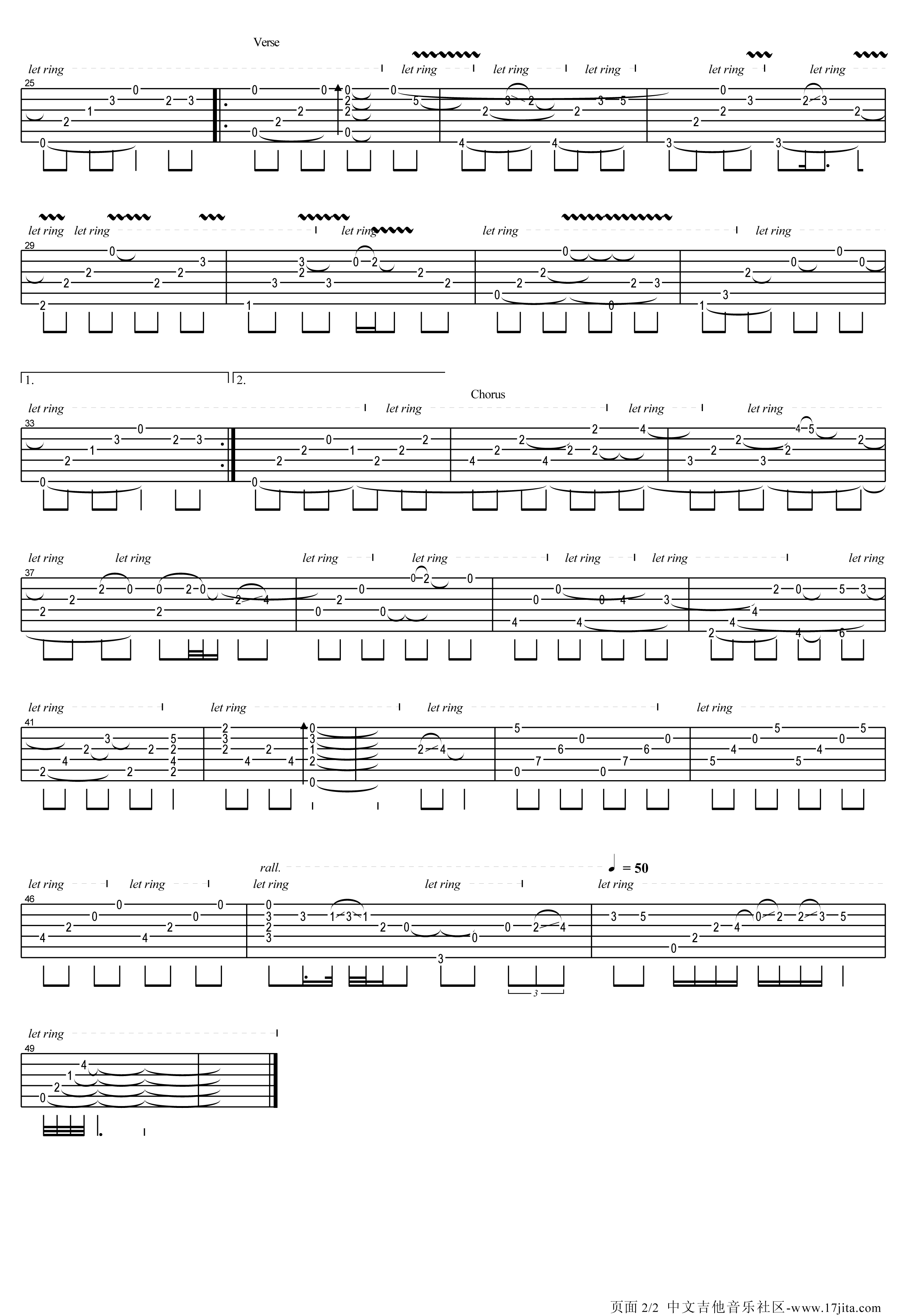 bread-If指弹吉他谱第(2)页