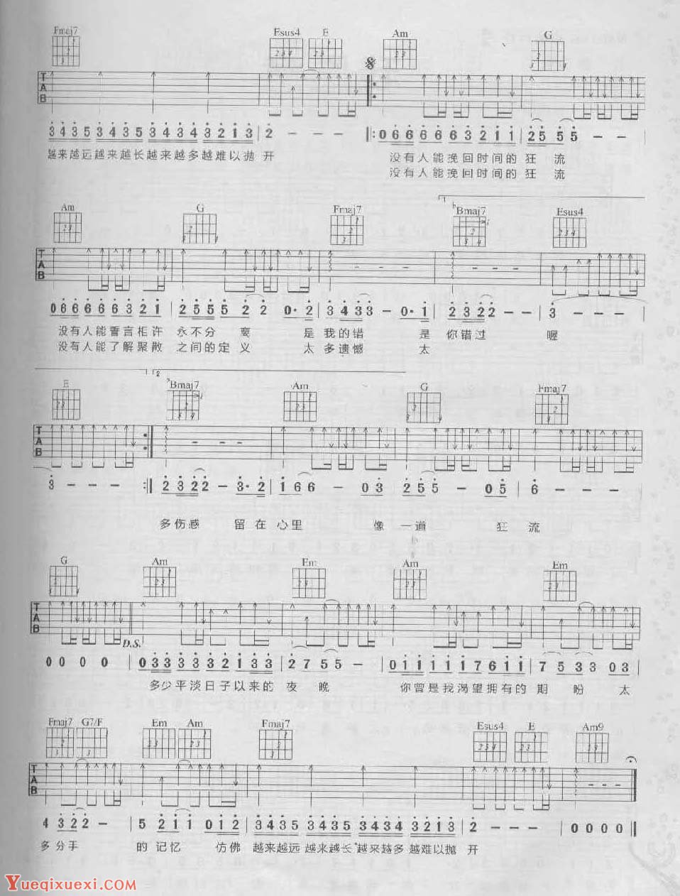 狂流吉他谱第(2)页