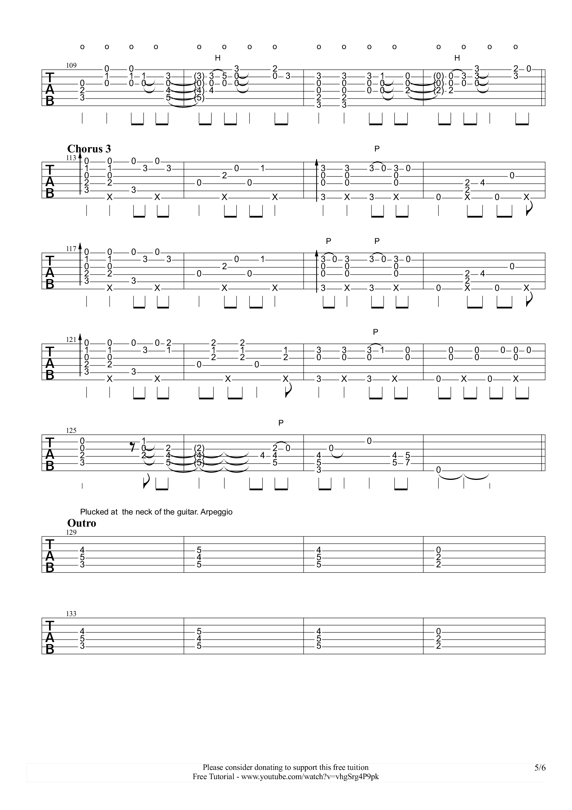 vivalavida吉他谱第(5)页