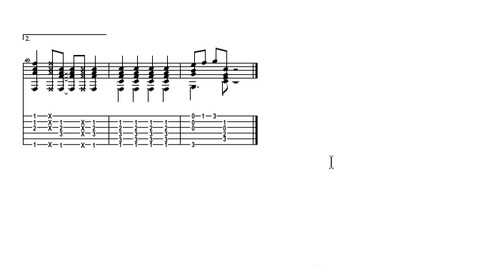 数码宝贝吉他指弹谱第(4)页