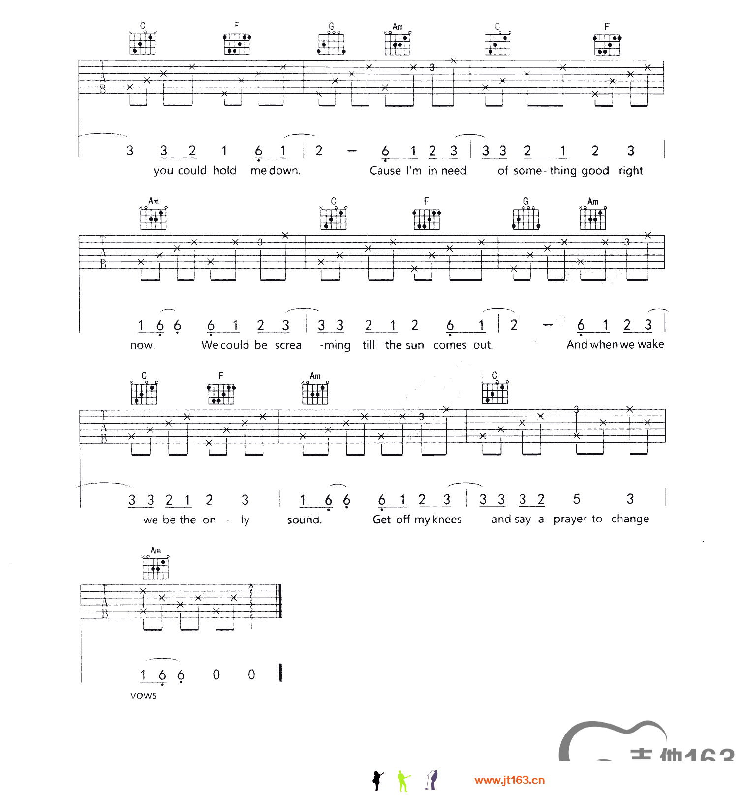 98k之歌吉他谱第(4)页