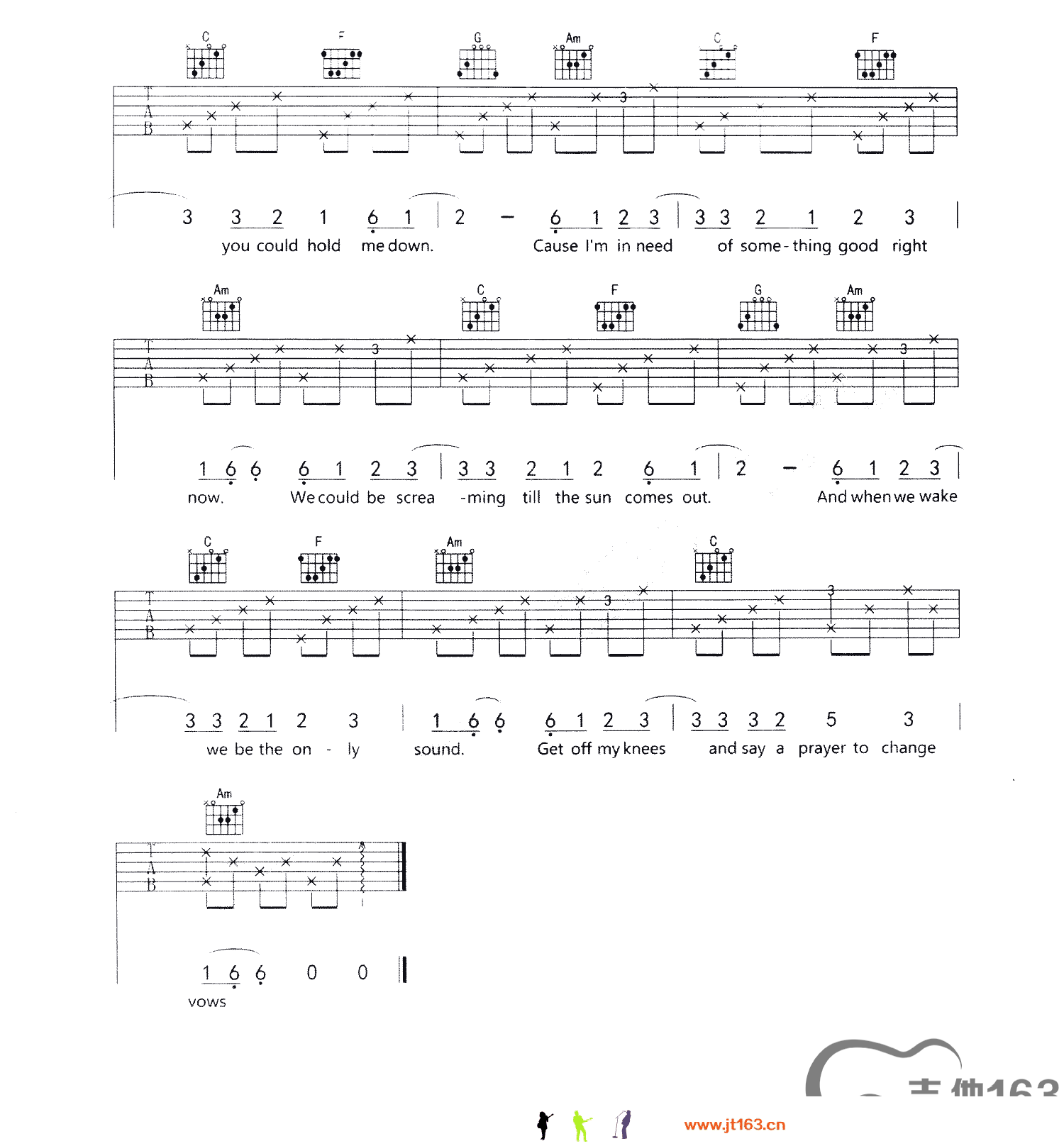 handclap吉他谱第(4)页