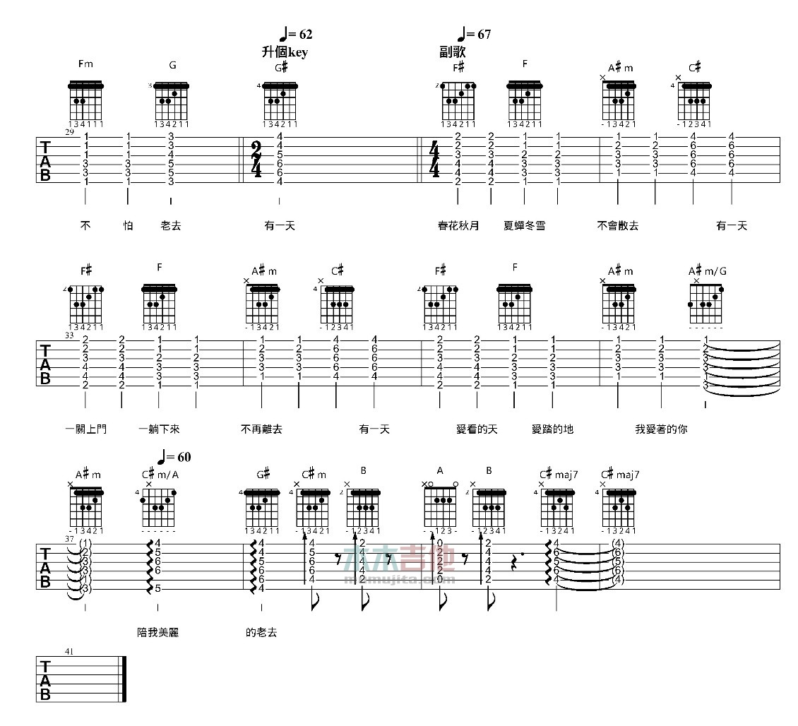 老伴吉他谱第(3)页