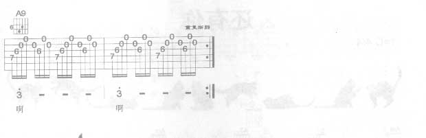 上帝保佑吉他谱第(3)页