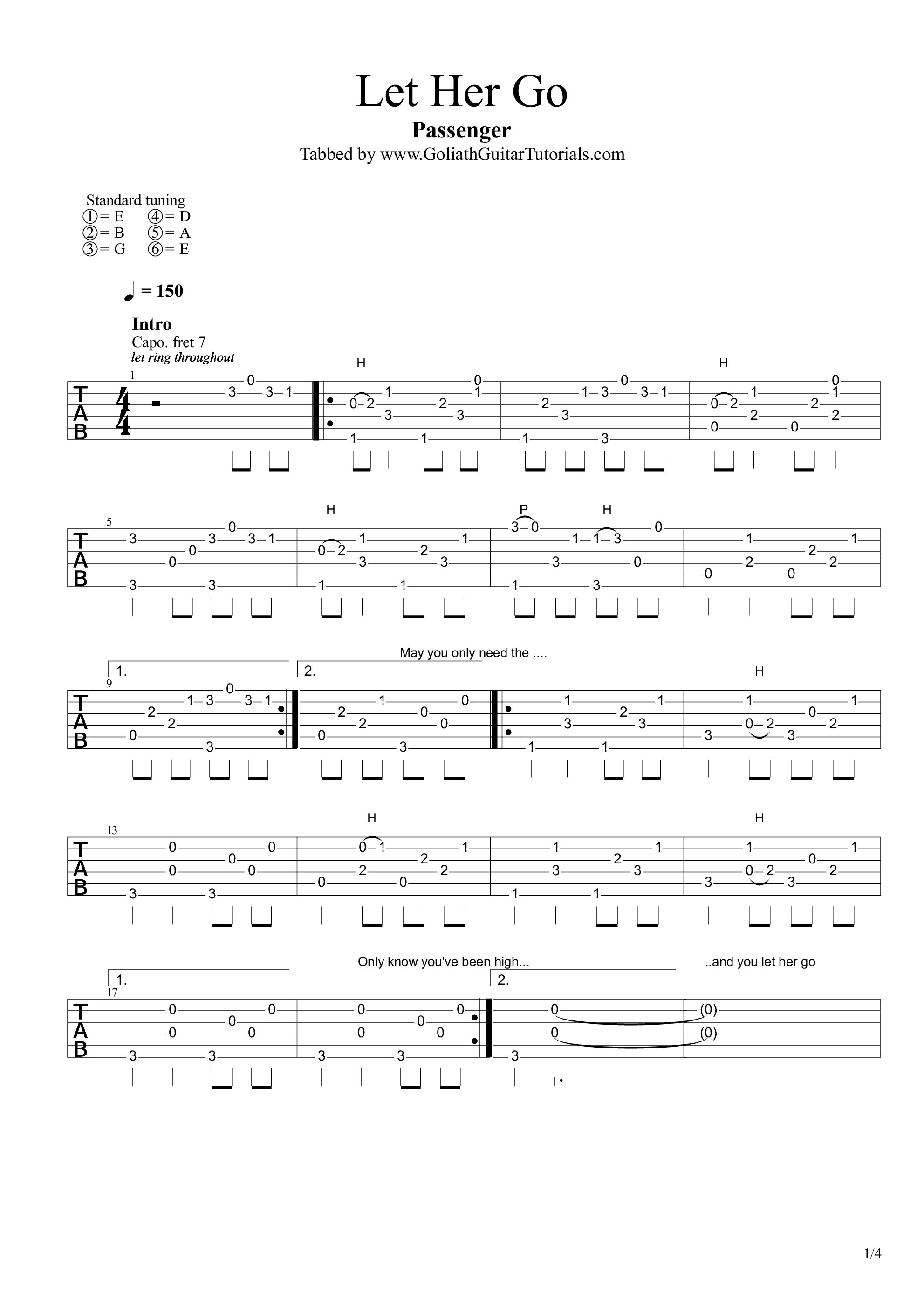 lethergo吉他谱第(1)页