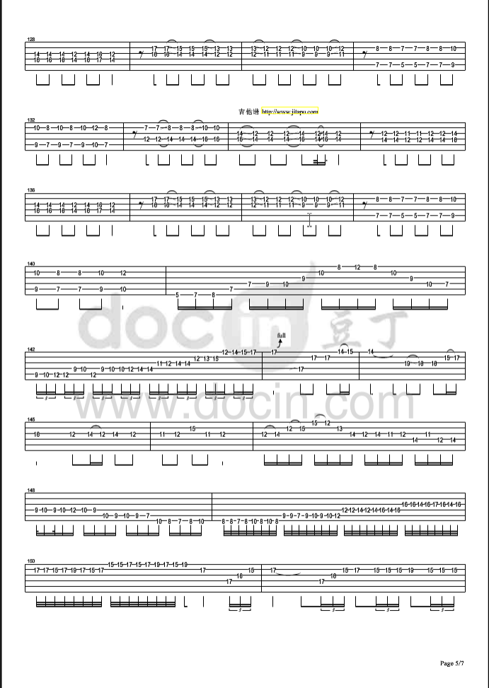 川吉他谱吉他指弹谱第(5)页