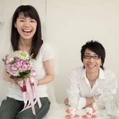 深白色2人组